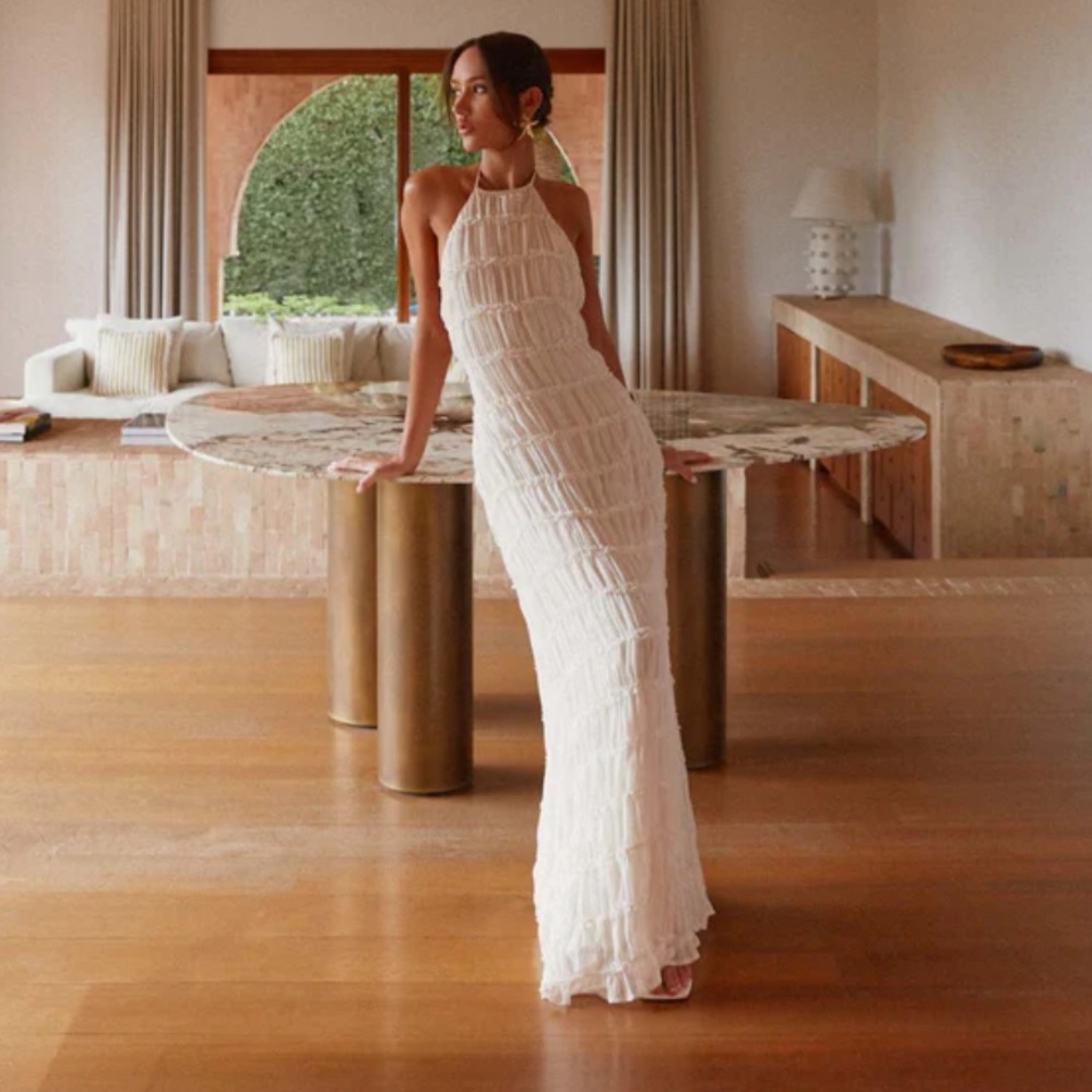 Peppermayo - Aullie Maxi Dress - Ivory (Bachelorette)